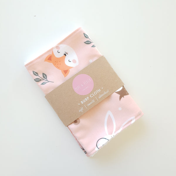 Mebie Baby Burp Cloths, Woods Print 3-Pack, Muslin Burp Mebie Baby Burp Cloths, Woods Print 3-Pack, Muslin Burp