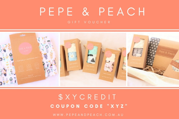 Pepe & Peach Gift Card