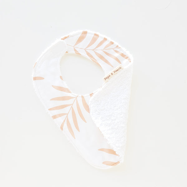 Baby Bib - Rust Leaves
