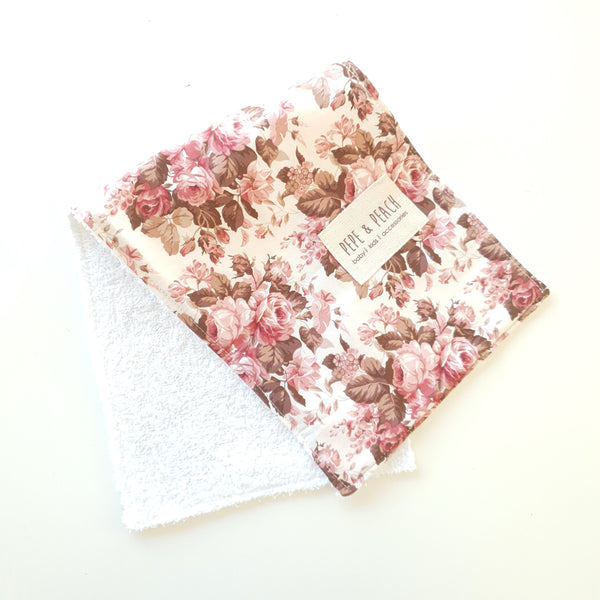 Burp Cloth - Rose