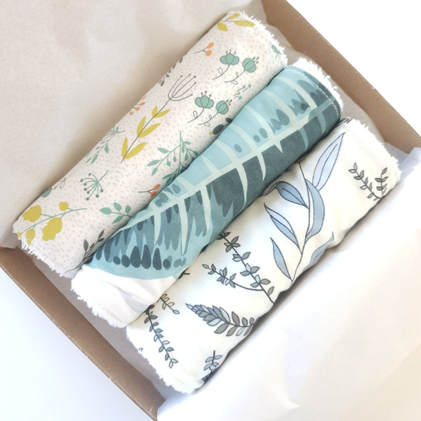 Gift Box Burp Cloth Set of 3