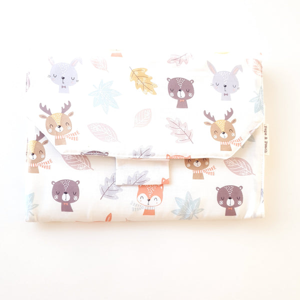 Baby Change Mat - Autumn in Woodland Forest