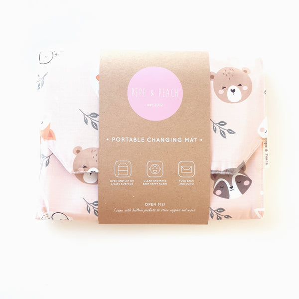 Baby Change Mat - Woodland Friends