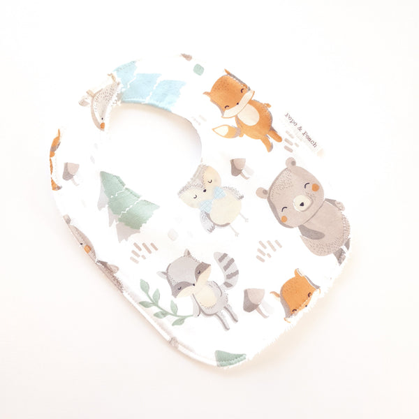 Baby Bib - Snowy Forest