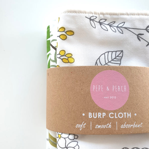 Burp Cloths - Pack of Three