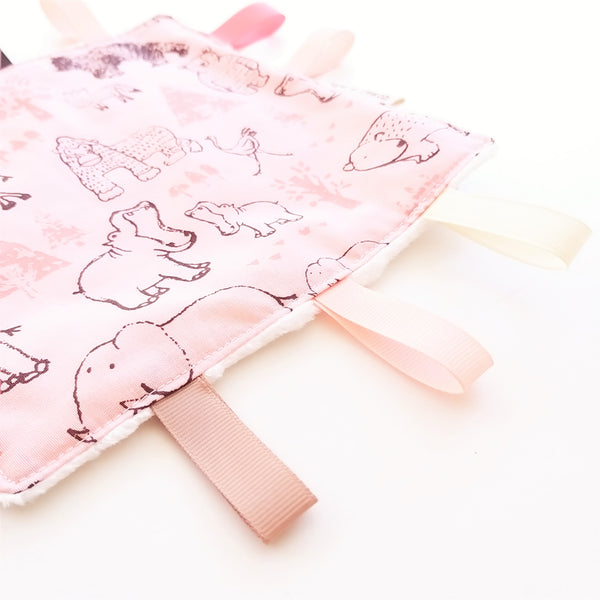 Sensory Blanket - Pink Safari