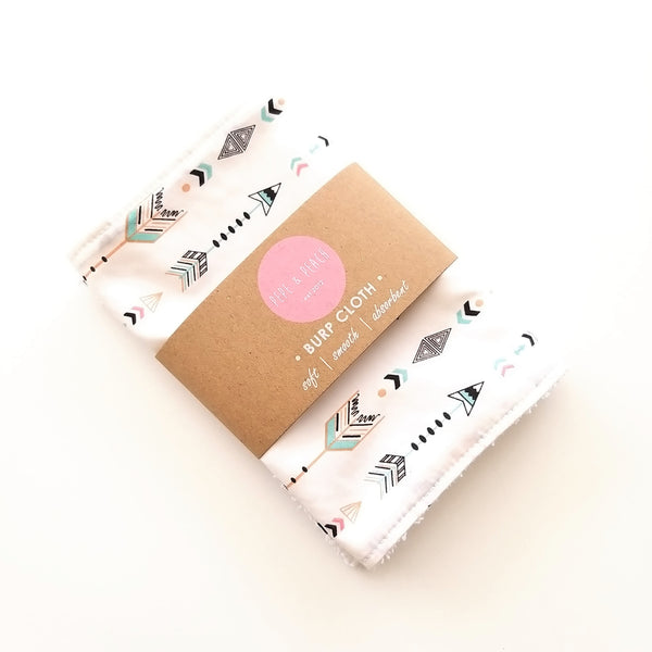 Burp Cloth - Aztec Arrows