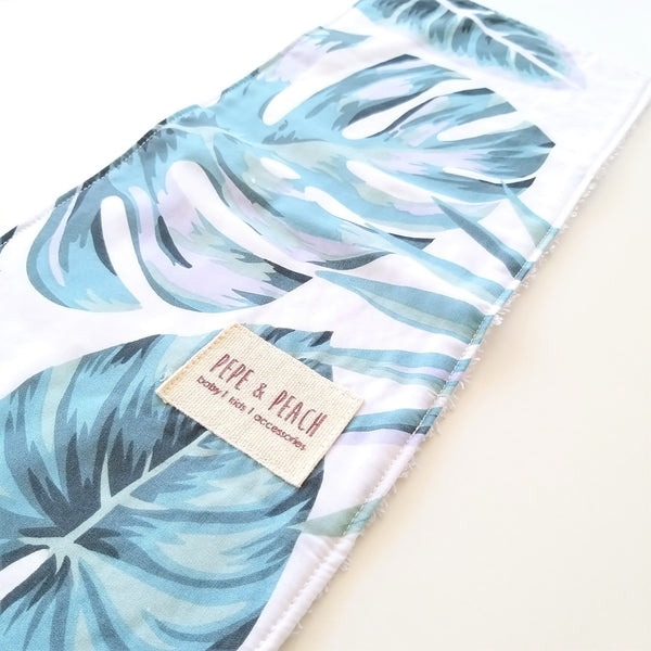 Burp Cloth - Monstera
