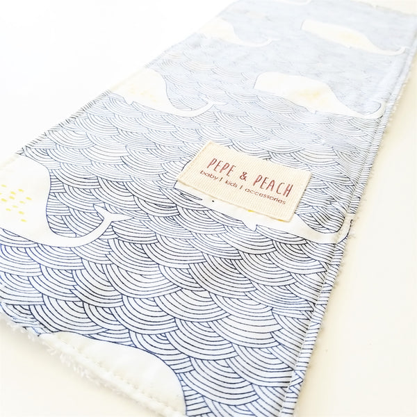 Burp Cloth -  Whale