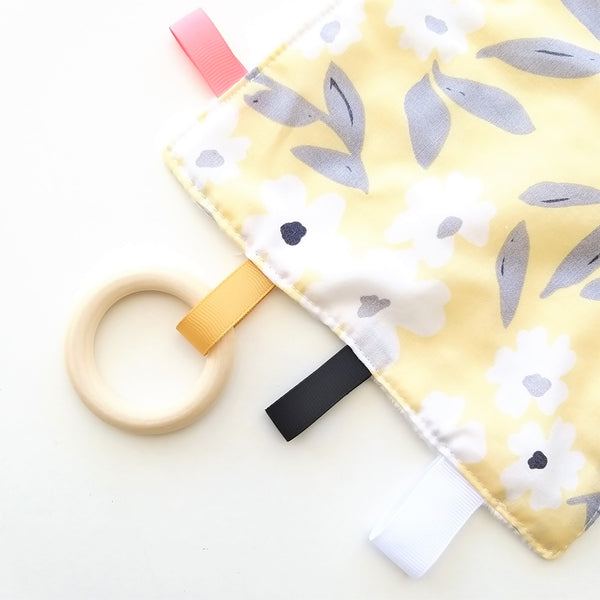 Sensory Blanket - Yellow Flowers