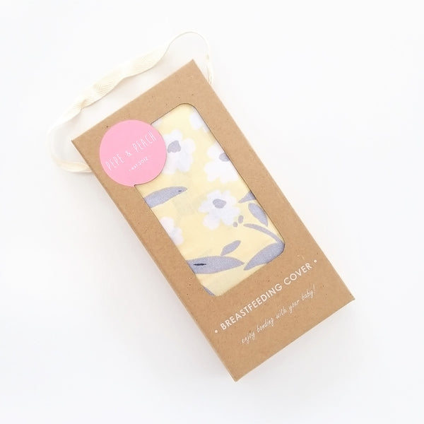 Breastfeeding Cover - Yellow Flowers