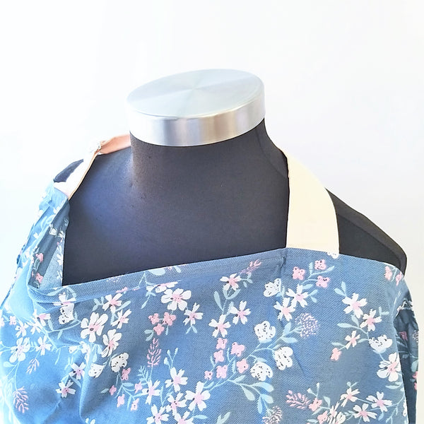 Breastfeeding Cover - Midnight Daisy