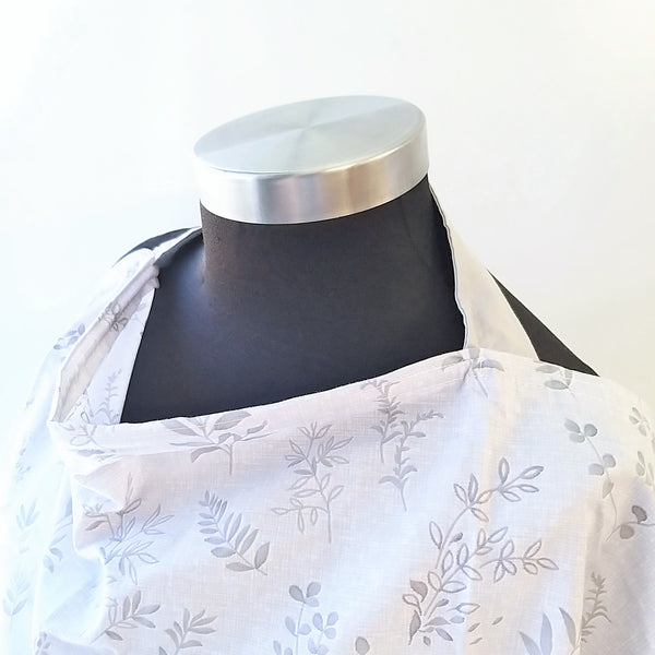 Breastfeeding Cover - Monotone Leaves
