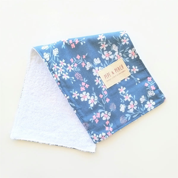 Burp Cloth - Midnight Daisy