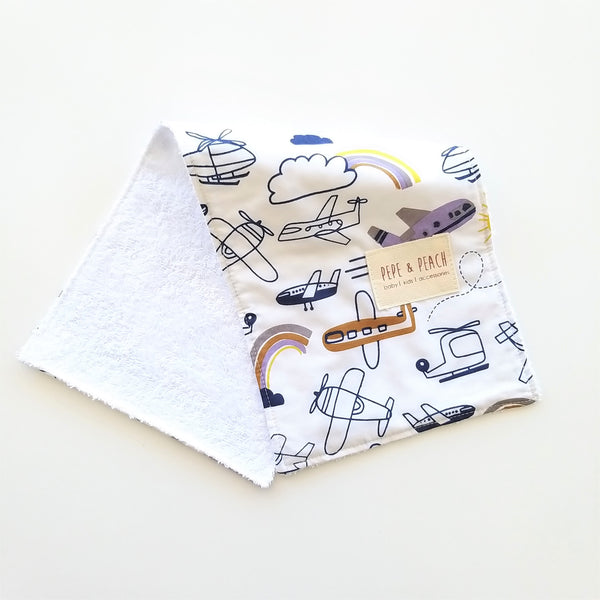Burp Cloth - Aeroplane