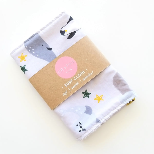 Burp Cloth - Animals