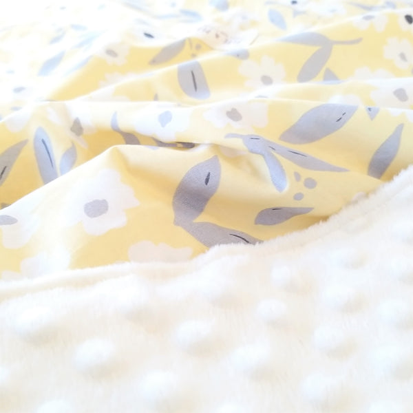 Baby Blanket - Yellow Flowers