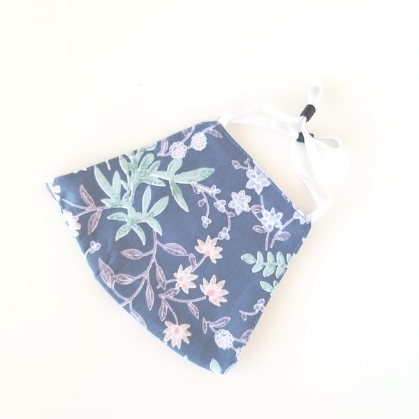 Face Mask - Charcoal Garden