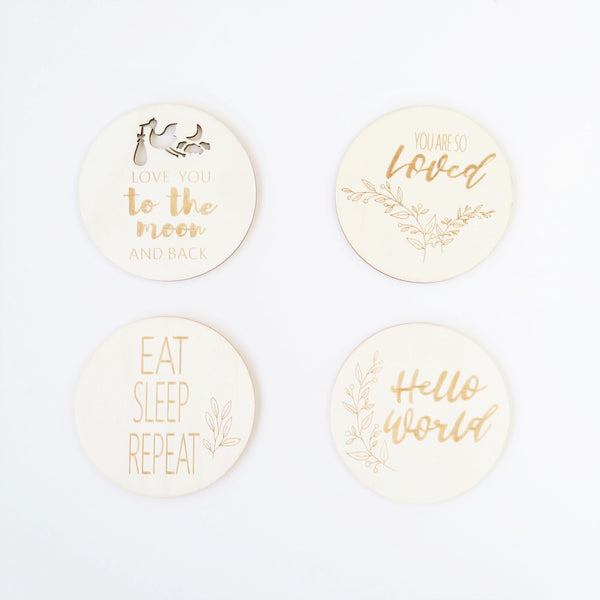 Wooden Greeting Card