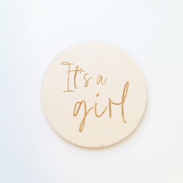 Wooden Greeting Card
